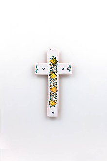 Dekorácie - Kríž (Habánsky dekór) - 11582019_