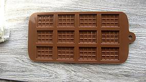 Nástroje - Silikónová forma na čokolády, cukrovinky ČOKOLÁDKY, 1 ks - 11582625_