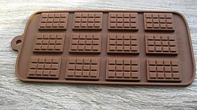 Nástroje - Silikónová forma na čokolády, cukrovinky ČOKOLÁDKY, 1 ks - 11582626_