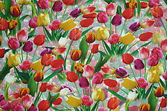 Textil - Tulipány úplet digi - 11591221_