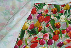 Textil - Tulipány úplet digi - 11591222_