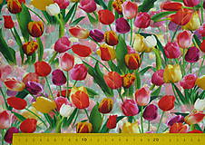 Textil - Tulipány úplet digi - 11591223_
