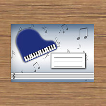 Papiernictvo - Notový zošit na hudobnú výchovu (klavír) - 11600019_
