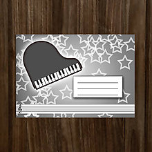 Papiernictvo - Notový zošit na hudobnú výchovu hviezdičky (klavír) - 11600043_