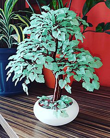 Dekorácie - Zeleny bonsaj ihneď k odberu - 11610232_