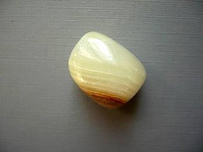 Minerály - Troml. – onyx zelený 25 mm, č.21f - 11612178_