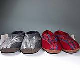 Ponožky, pančuchy, obuv - Pánske plstené papuče (vnútorná dĺžka 29 cm) - 11611633_