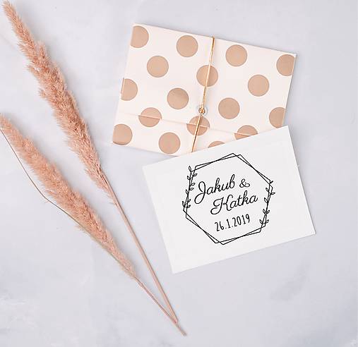 Materiál ručne robený - Svadobná pečiatka 121 - 11613893_