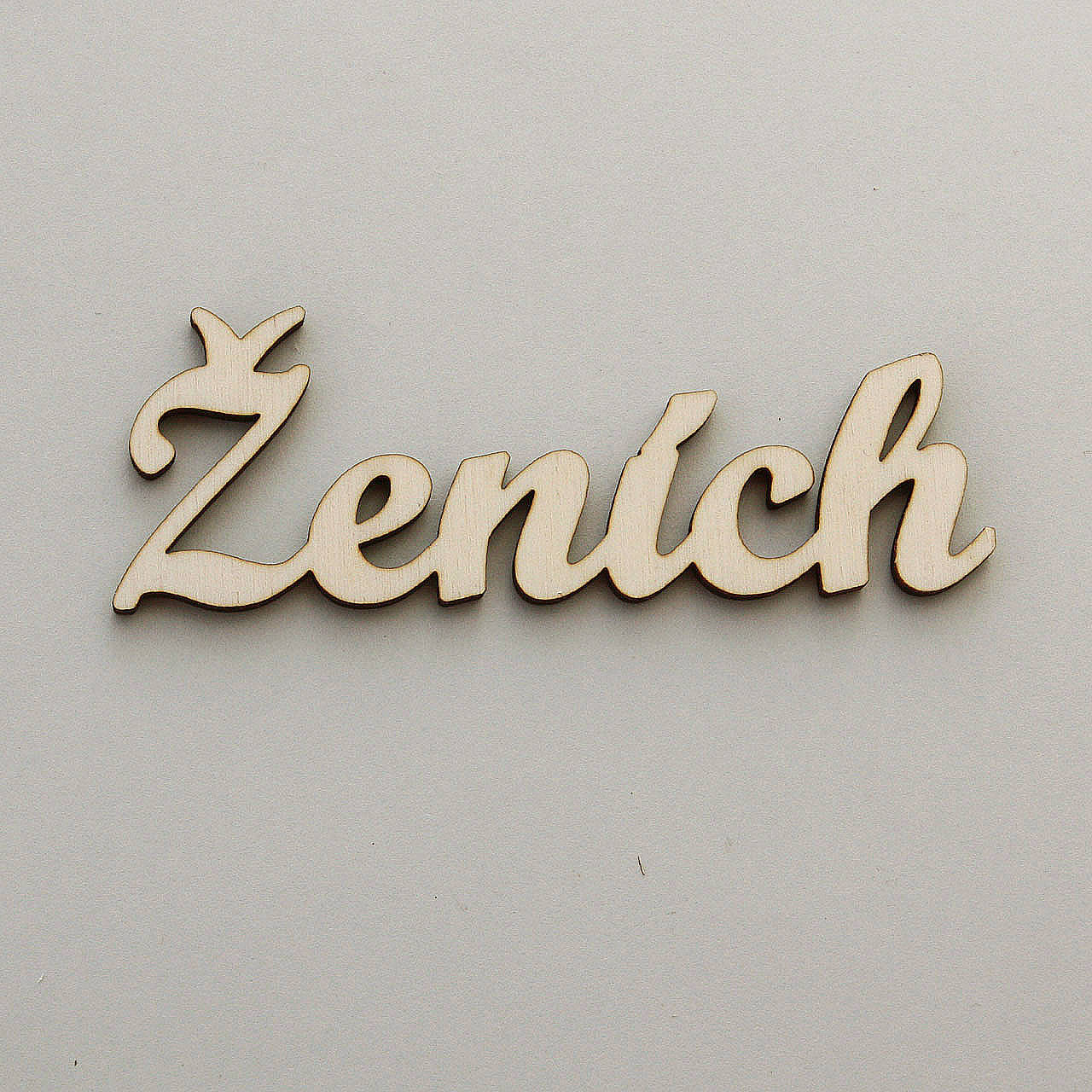 Drevený nápis "Ženích"- A 8 cm menší