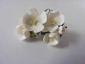 Náušnice - Kvety čerešne II. - 11616941_