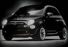 Kresby - Fiat 500 (nakreslený) - 11617390_