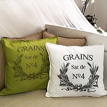 Úžitkový textil - Obliečka “ Grains “ - 11616314_