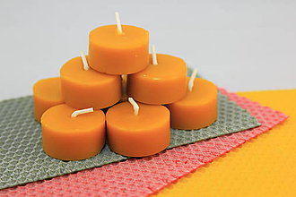 Svietidlá a sviečky - Zero waste čajová sviečka + svietnik - 11616986_