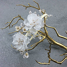 Ozdoby do vlasov - Wedding Sakura Crystals Collection ... čelenka - 11620842_