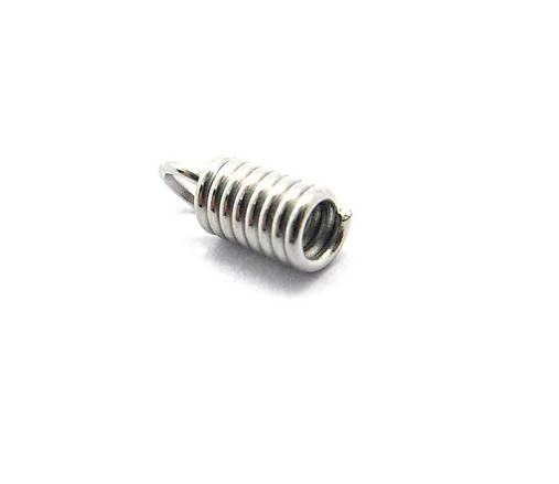 Komponenty - Pružinová koncovka 2mm /M3532/- nerezová oceľ 304 (50 ks) - 11621752_