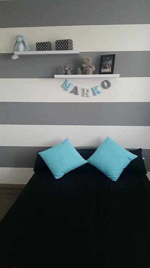 Detský textil - Textilné písmená MARKO - 11624564_