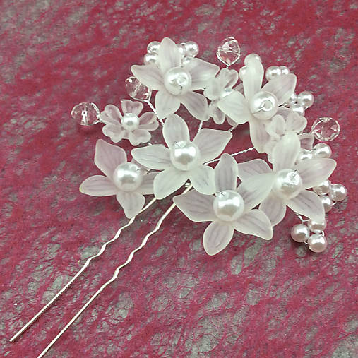 Ozdoby do vlasov - Wedding Sakura Crystal Collection ... vlasenka - 11625560_