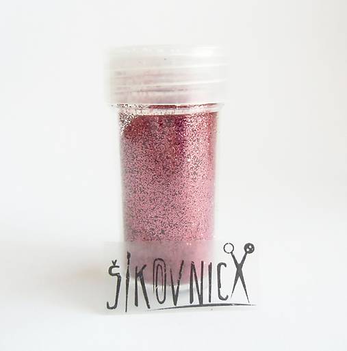 Sypané glitre, trblietky, 10 g, (staroružová)