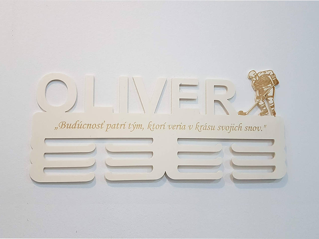 Držiak na medaily na mieru 45cm hokej