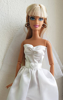 Hračky - Svadobný závoj pre Barbie - 11625540_