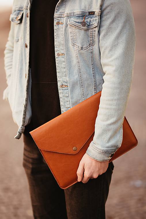 Na notebook - Kožené puzdro na tablet / notebook NOMAD Leather horčicové - 11625510_
