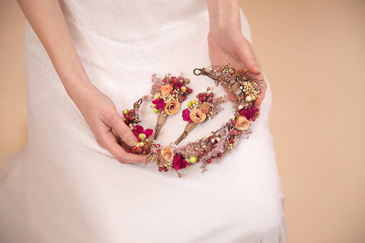 Svadobný setík "rumenec z bozkov"