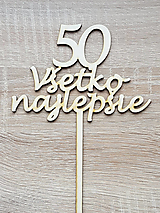 Dekorácie - Zapich všetko najlepšie 50 - 11630243_