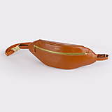 Kabelky - Kožená ľadvinka / belt bag MAVERA (Meď/Bronz) - 11630309_