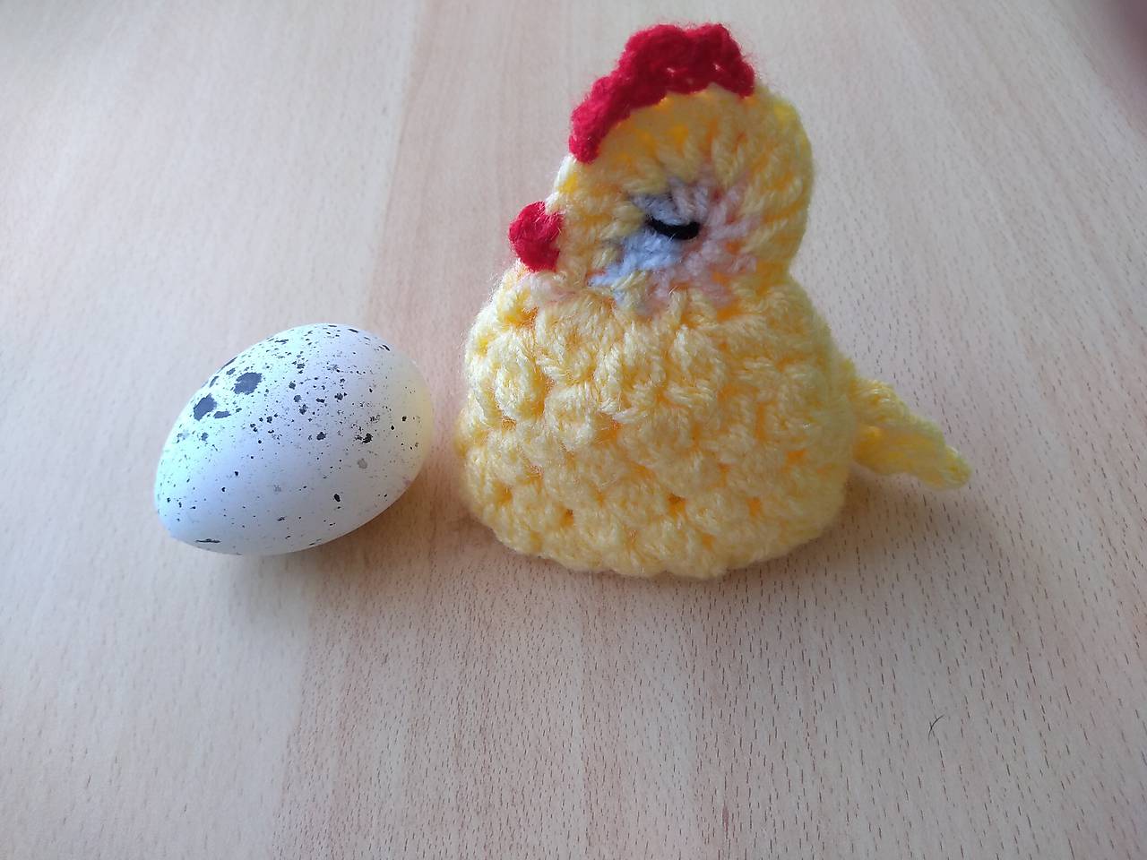 Háčkované kuriatko