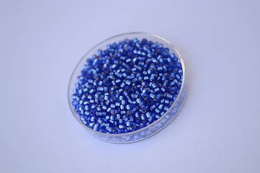  - Toho Silver-Lined Frosted Sapphire 11/o, 25+5g - 11635681_