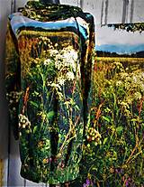 Mikiny - Mikina s nákrčníkom " Lúčne trávy a byliny"  - 11635499_