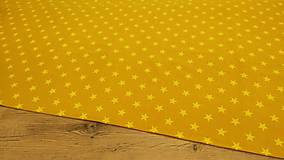 Textil - Úplet - Hviezdičky 20 mm - cena za 10 centimetrov - 11636196_