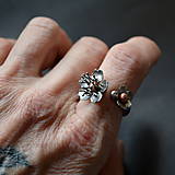 Prstene - Prsteň dva kvety - 11635077_