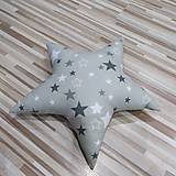 Detský textil - vankúš hviezda - 11638998_