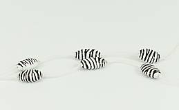 Sady šperkov - Náhrdelník Zebra - 11637594_