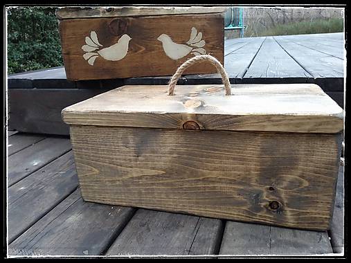 Nádoby - Vidiecky chlebník s lanom - 11638779_