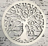 Dekorácie - Strom života: dekorácia do interiéru -  biely - 11639543_