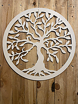 Dekorácie - Strom života: dekorácia do interiéru -  biely - 11639544_