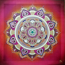 Obrazy - Mandala sebalásky a ženskej energie - 11643882_