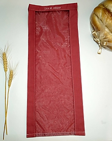 Úžitkový textil - Vrecúško na chlieb a pečivo - staroružové (Dlháň) - 11643457_