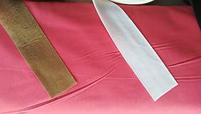 Textil - VLNIENKA výroba na mieru 100 % bavlna návliečky 150 x 200 cm korálová SANTAL - 11644572_