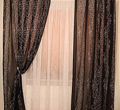 Úžitkový textil - Záclona - záves v čiernom - 11646126_