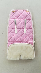 Detský textil - BRITAX B MOTION 4 PLUS  Podložka do kočíka VLNIENKA 100% Merino Top super WASH Soft Pink - 11648666_