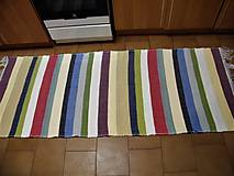 Úžitkový textil - Tkaný koberec pestrofarebný 12 - 11651545_