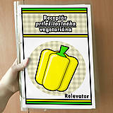 Papiernictvo - Receptár príležitostného vegetariána (paprika) - 11650376_