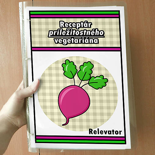 Papiernictvo - Receptár príležitostného vegetariána (repa) - 11650389_