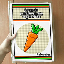 Papiernictvo - Receptár príležitostného vegetariána (mrkva) - 11650383_