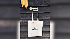 Nákupné tašky - ♥ Plátená, ručne maľovaná taška ♥ - 11658425_