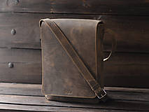 Pánske tašky - Pánsky kožený mesenger - 11661808_