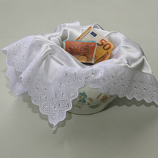 Šatka do vyberacej misy na vykrúcanku/redový tanec - saténová,bavlnená